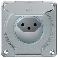 Prise ENC robusto 1×type 13 IP55 aluminium