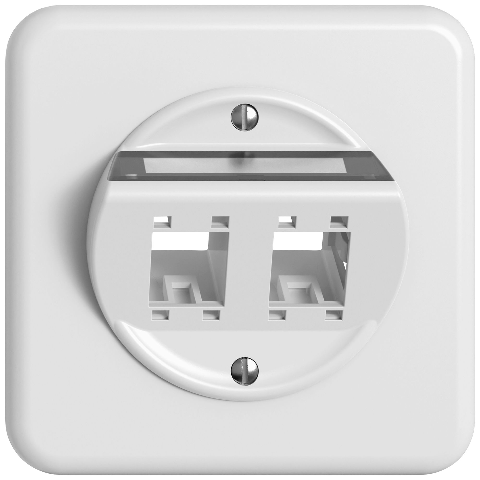 UP-Montageset STANDARDdue SNAPFIX® für freenet Kat.5e/6 Adapter schräg 2× ws