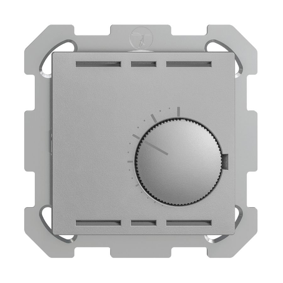 UP-Raumthermostat EDIZIOdue silver ohne Schalter