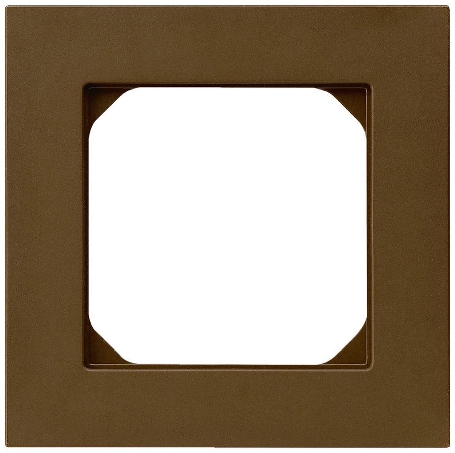 UP-Abdeckrahmen kallysto.pro 1×1 braun 94×94mm