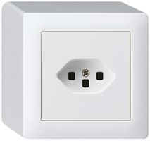 AP-Steckdose kallysto T23 weiss mit Steckklemmen