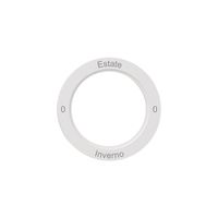 Kennscheibe NEVO, f.Drehschalter, 0-Inverno-0-Estate, weiss