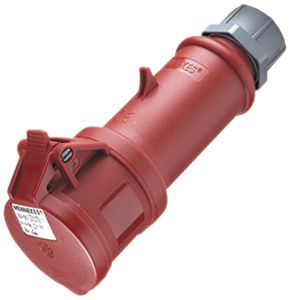 Prise mobile ProTOP CEE 32A 3L+N+PE 400V 6h rouge Ø83×185mm IP44