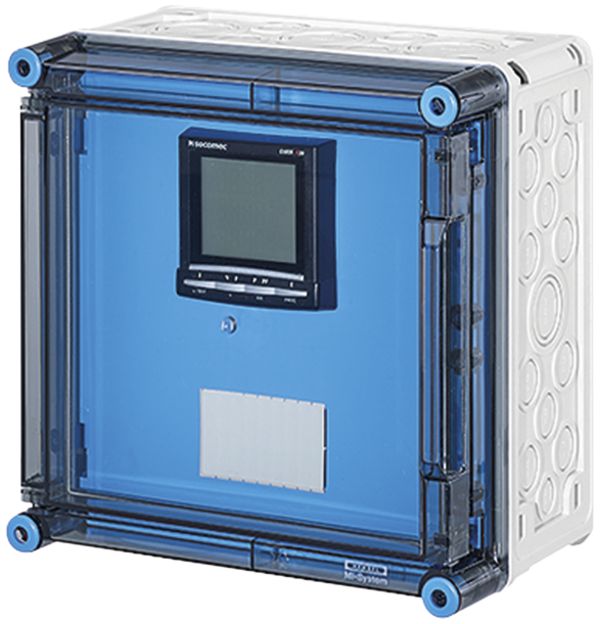 Gehäuse Hensel Mi, mit Messgerät 96×96 mm, 4.5 Teilungseinheiten