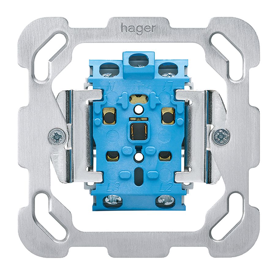 Intérieur prise Hager T15/25 bornes à vis