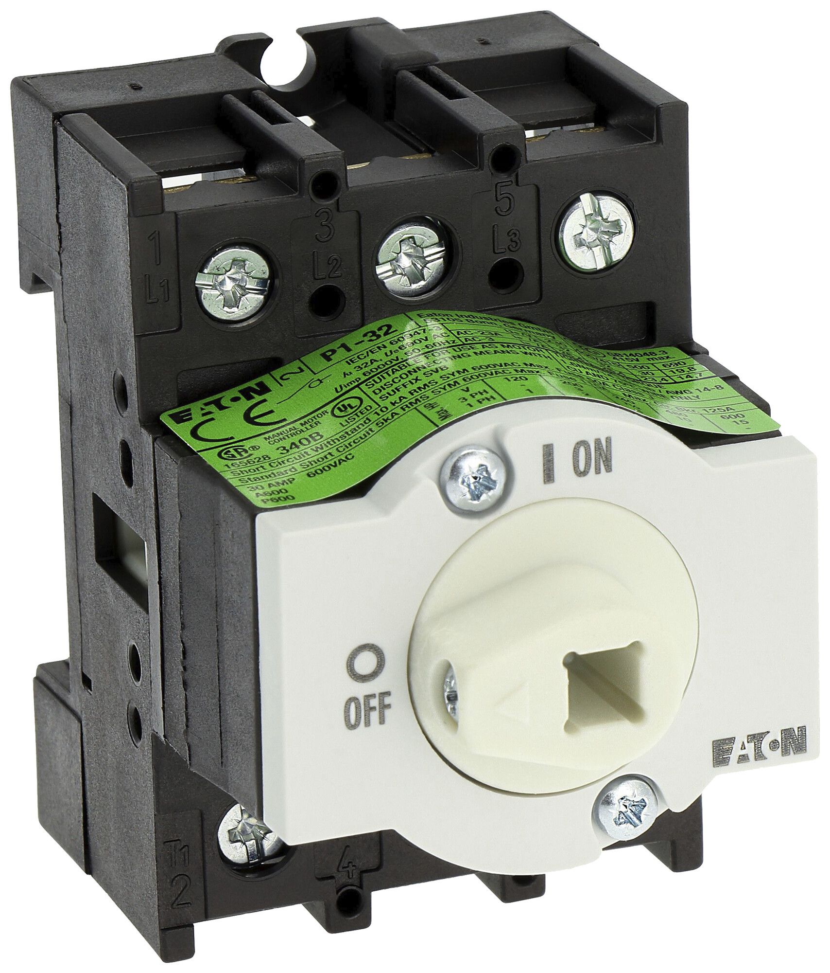 Section.de charge INC Eaton P1-32/XM 3P 32A 690V IP65