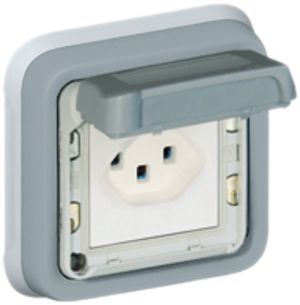 Prise ENC PLEXO type 23 gris 16A 250V