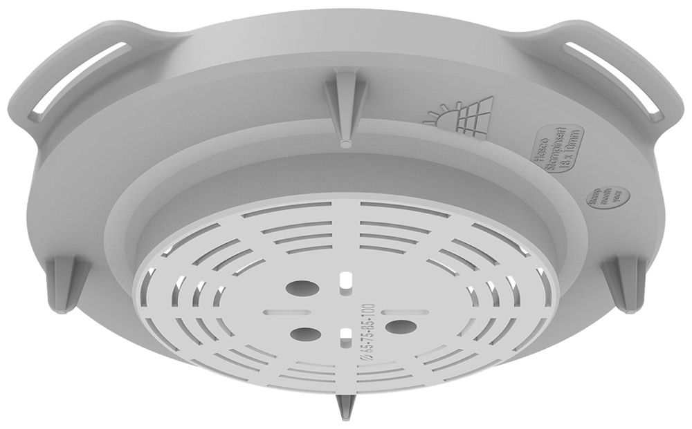 Elemento frontale Spotbox Mini Flex B Ø65/75/85/100mm calcestruzzo opera grigio