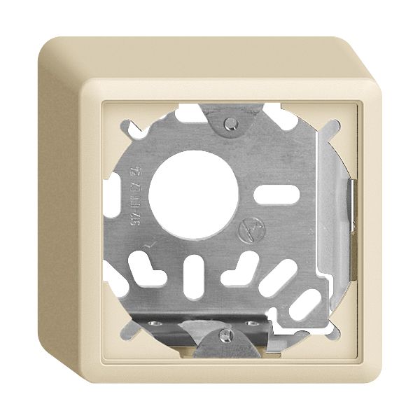 Kappe mit Grundplatte 54mm EDIZIOdue crema, universal