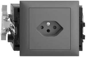 Prise INC EDIZIOdue T13 gris foncé 49…69mm Snap