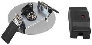 EB-Deckenrosette SLV FITU Leuchtenanschlussadapter Ø85×33mm chrom