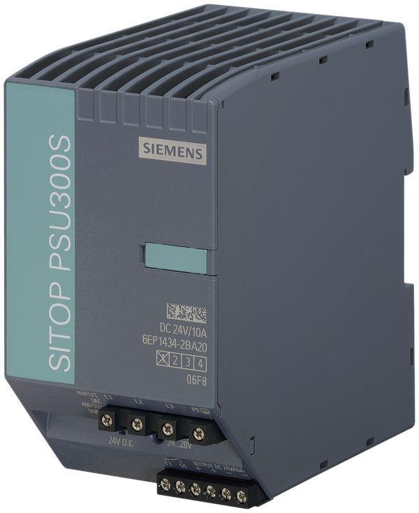 Stromversorgung Siemens SITOP PSU300S, IN:400…500VAC, OUT:24VDC/10A