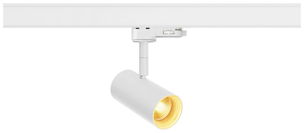 LED-Strahler SLV NOBLO SPOT PHASE 8.4W 450lm 920…930 36° DIM 3PH Ø50mm weiss