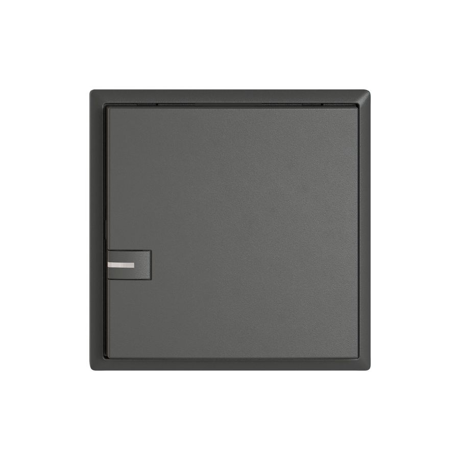 Poussoir universel EDIZIO.liv UNI SNAPFIX® a.LED RGB 1× comm.1T grf