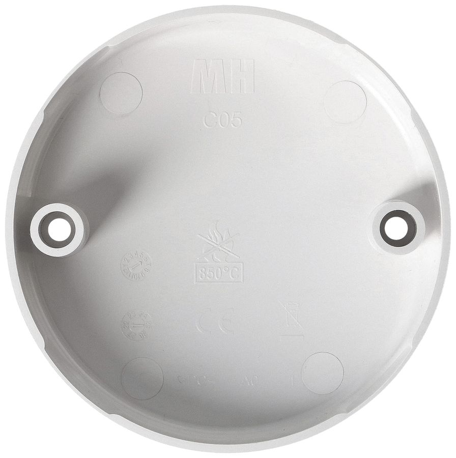 Deckenrosette MAX HAURI GDP 850°C Ø79.2×21mm weiss