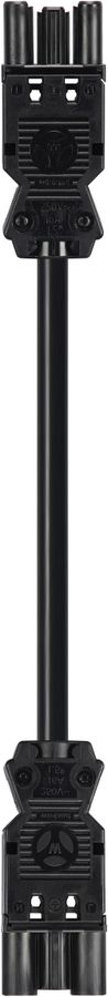 Prolunga 3P 5m nero, spina/presa GST18i3K1BSHF