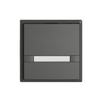 Poussoir KNX RGB EDIZIO.liv SNAPFIX® capteur temp.s.LED étiqu.1× comm.2T grf