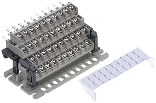 Barrette de bornes Reichle & De-Massari 2×20P 17.5A 0.75…1.5mm² à souder/visser