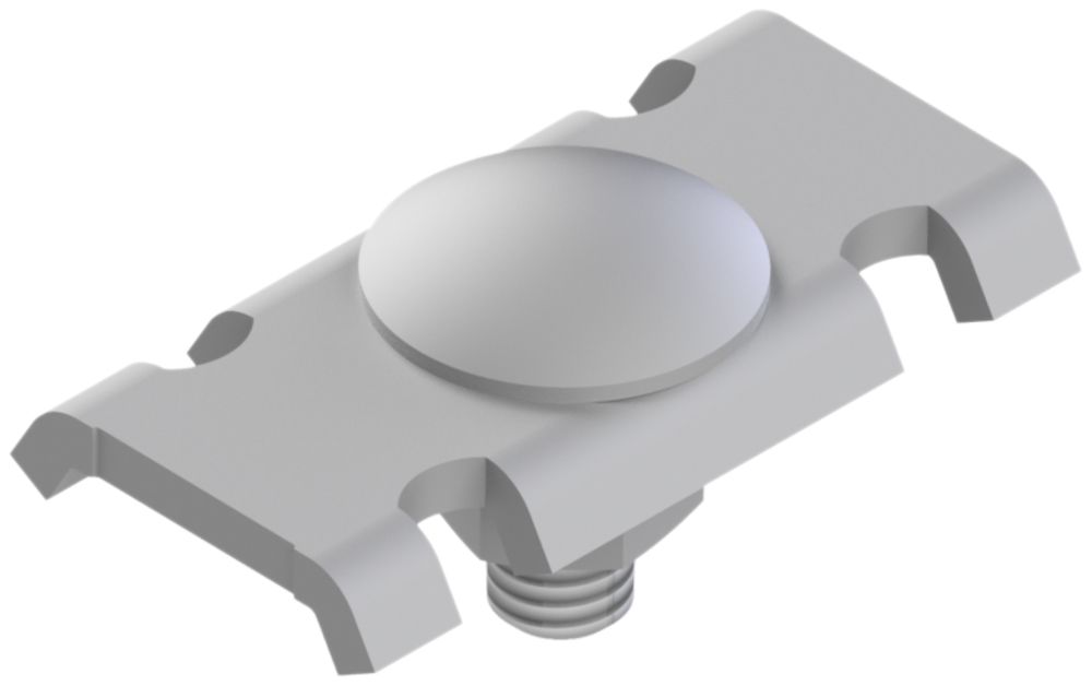 Eclisse Lanz 40×21mm avec vis A4