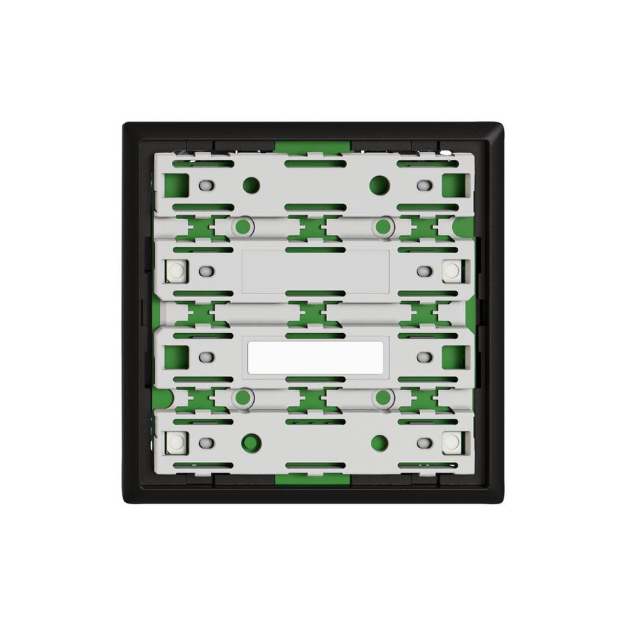 Frontplatte EDIZIO.liv SNAPFIX® für UNI-Taster 3902-1 mit LED sz