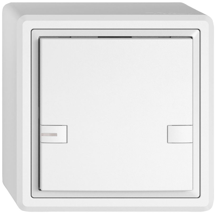 Pulsante KNX RGB AP EDIZIO.liv SNAPFIX® sensore temp.RGB-LED 1× com.2T bi