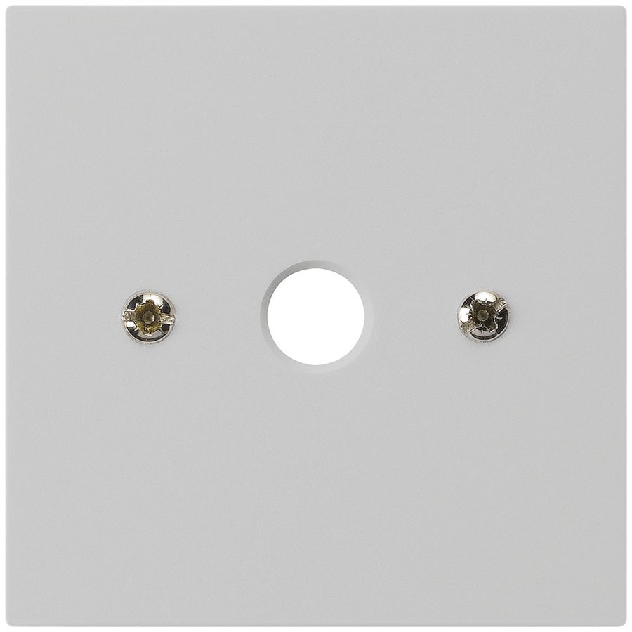 Frontplatte kallysto 60×60mm hellgrau für Durchgangsdose