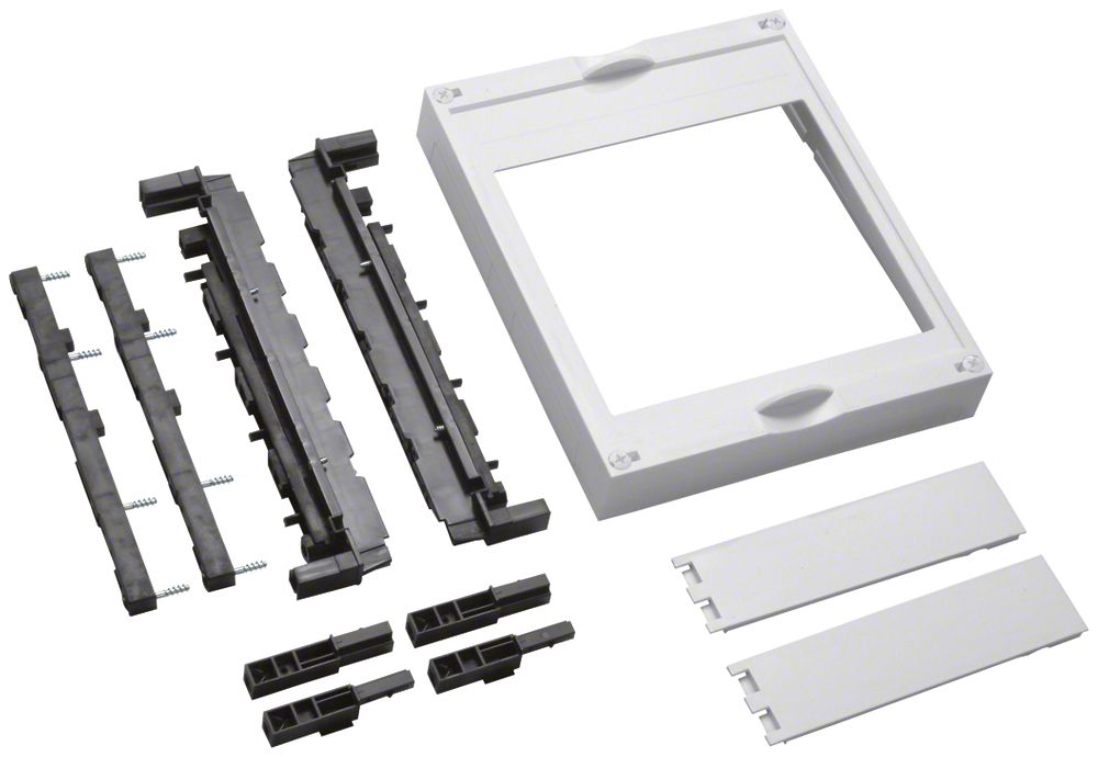 Kit Hager univers N 300×250mm per 2 sezionatori DIN00 su guida collettrice 60mm