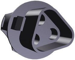 Pezzo di chiusura RST 20i3 nero