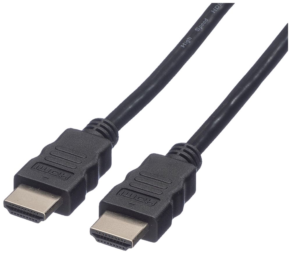 Câble HDMI VALUE 4K@60Hz (HDMI 2.0) HDR 3D ethernet noir 1m