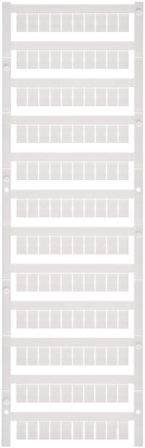 Marqueur de borne Weidmüller MultiFit 10×6mm Phoenix/Wieland/Legrand PA66 blanc