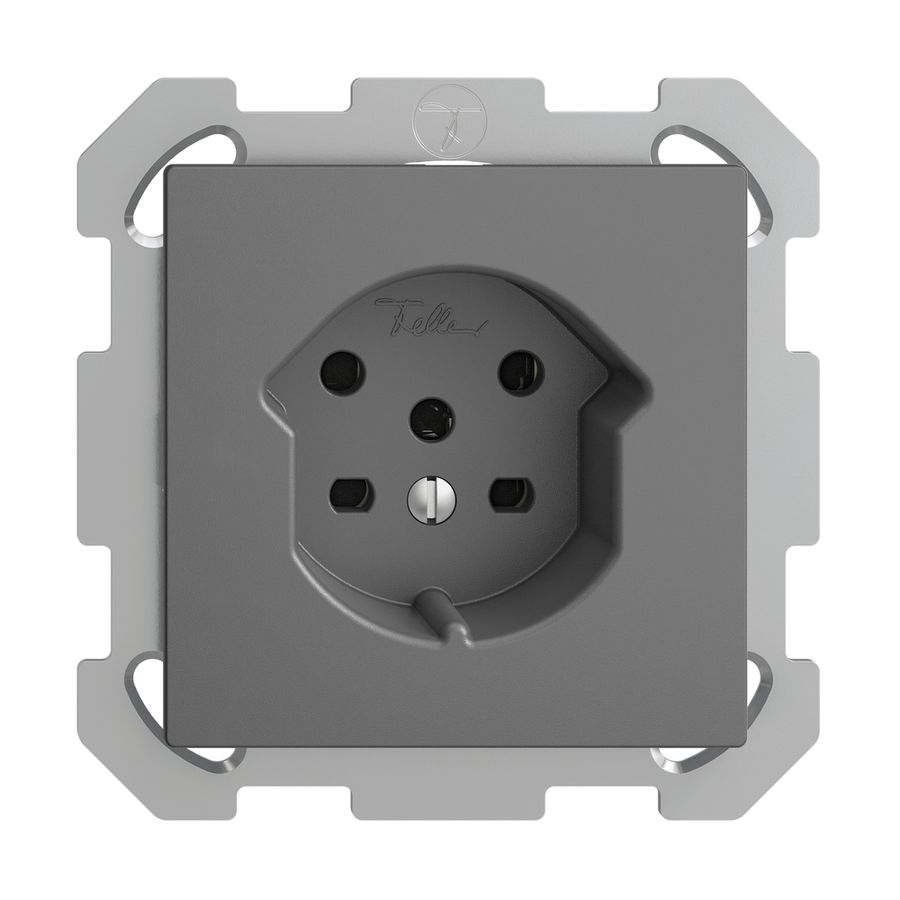 Prise ENC EDIZIOdue T15 gris foncé