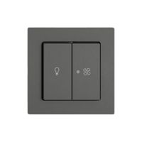 Montageset EDIZIO.liv SNAPFIX® f.Licht&Venti m.2 Knöpfen m.Frontlinse dgu