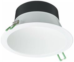 LED-Downlight Philips CoreLine DN142B 9.8W 1200lm 3000K IP54 84° Ø162mm weiss