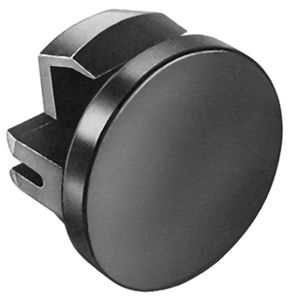 Blindabdeckung EAO01 schwarz Ø18mm