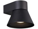 Applique Nordlux Kyklop Cone 1×GU10 25W IP54 Ø156×175mm nero