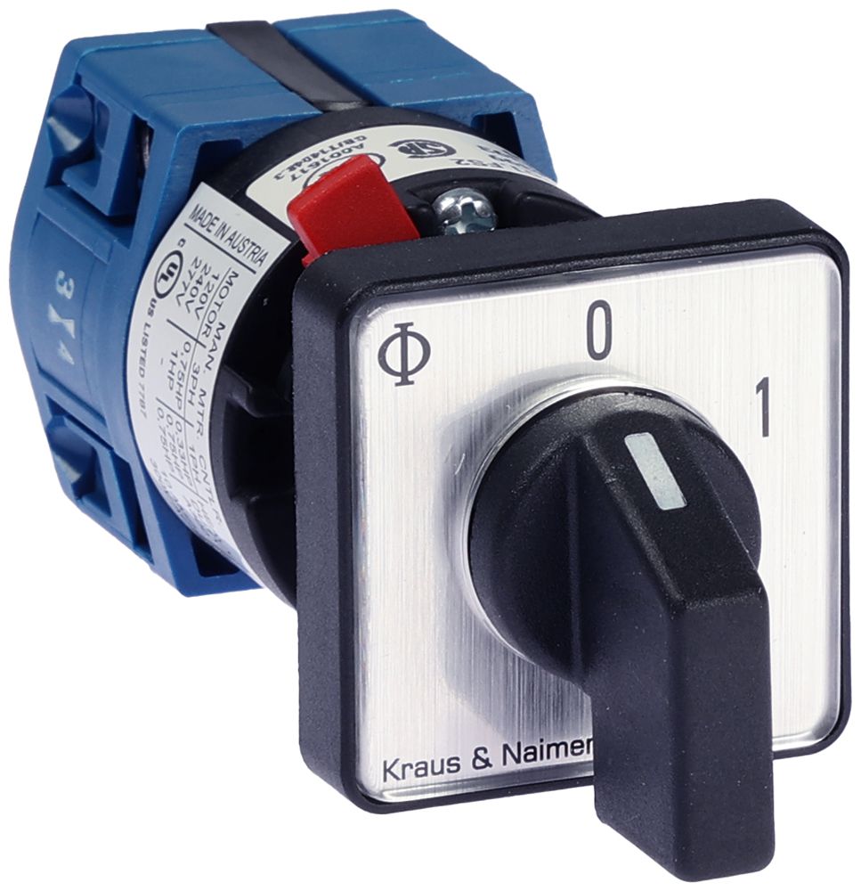 EB-Ausschalter K&N CG4.A201.FS2, 10A/400V 2L 30×30mm "0-1"