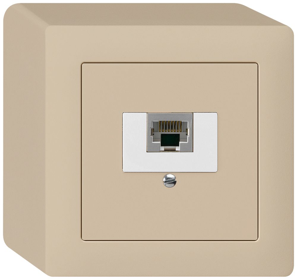 AP-Dose kallysto 1×RJ45s beige