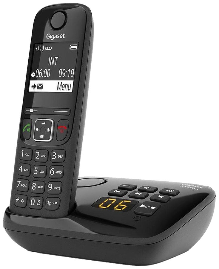 Telefon schnurlos Gigaset AS690 A 14h Freisprechen CLIP schwarz