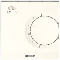 AP-Raumthermostat Theben RAMSES 706 S 230V AC 5…30°C 10A 76×76mm weiss