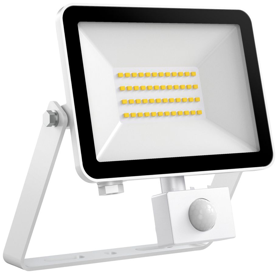 Projecteur LED DOTLUX FLOORslim-sensor 30W 3100lm 3000K blanc PIR