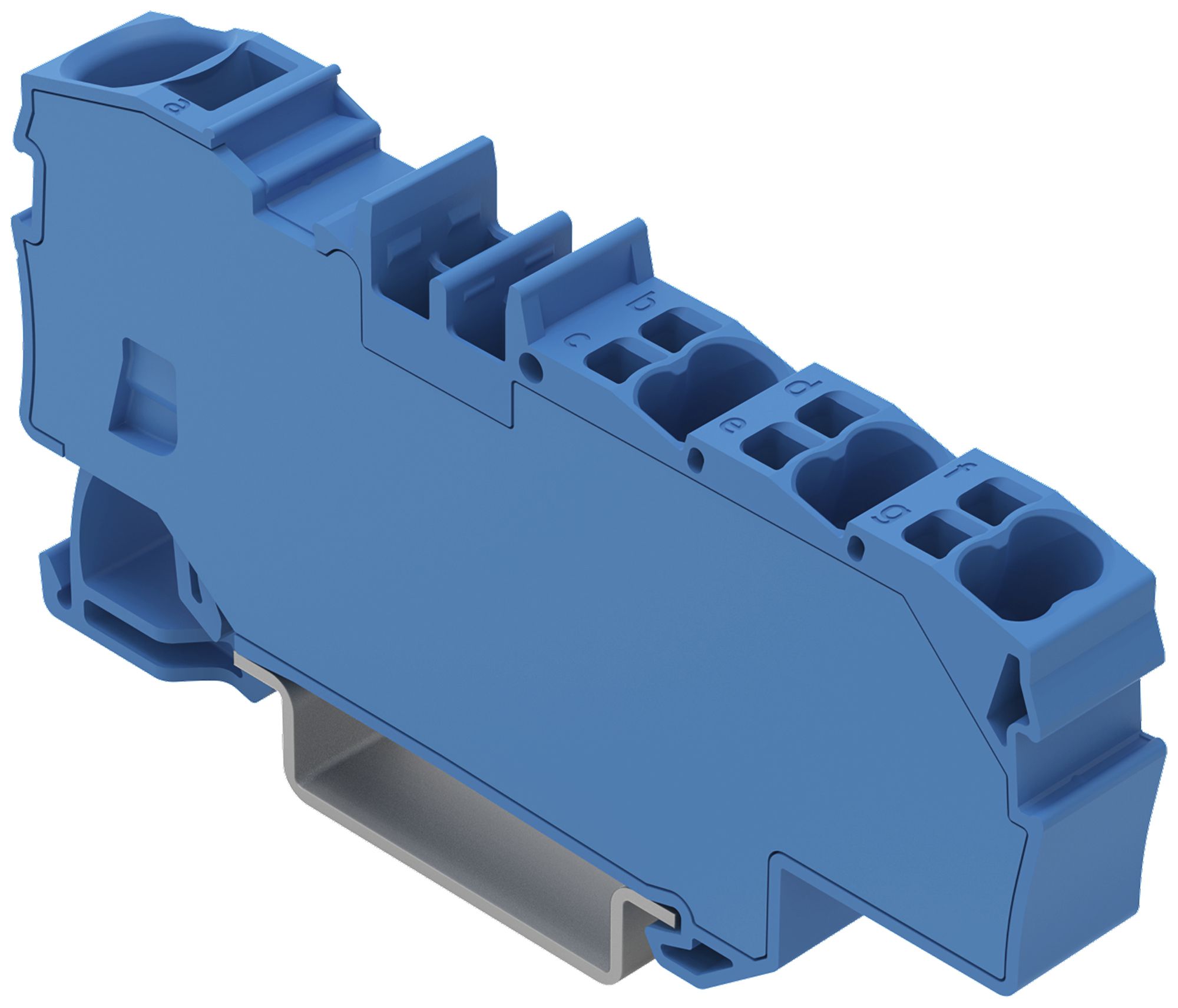 Borne de passage WAGO Contact TOPJOB S 1×6/6×1.5mm² bleu