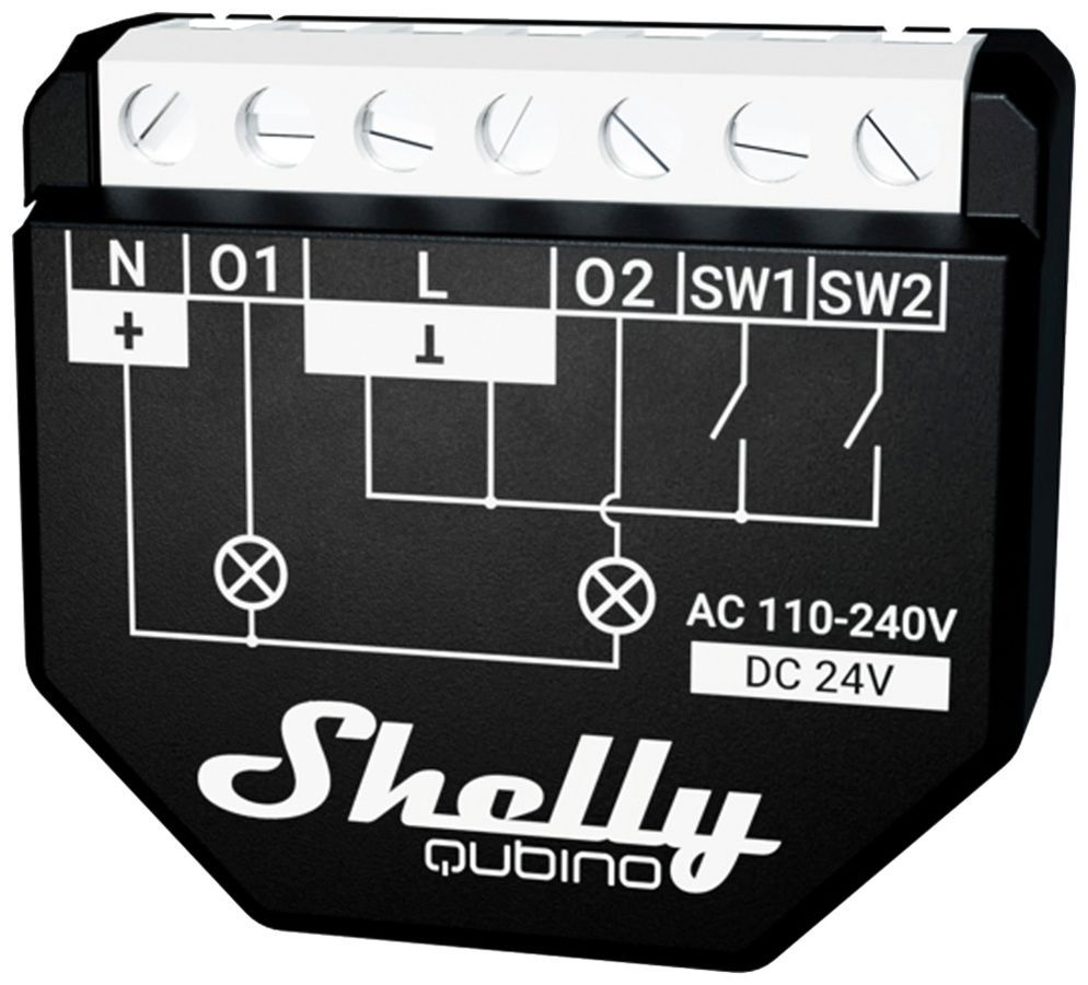 EB-RF-Schaltaktor Shelly Wave 2PM Z-Wave 2-Kan 110…240V