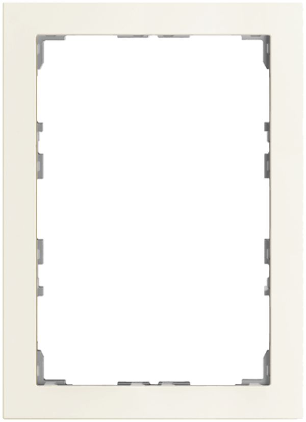 Abdeckrahmen EDIZIOdue prestige für KNX-Panel 7" aluminium weiss