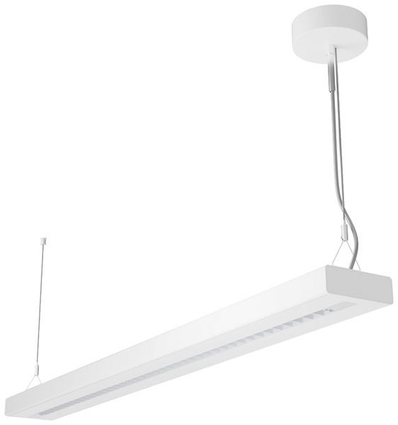 LED-Pendelleuchte LEDVANCE LINEAR 55W 6800lm 3000K EM3h 1210mm weiss