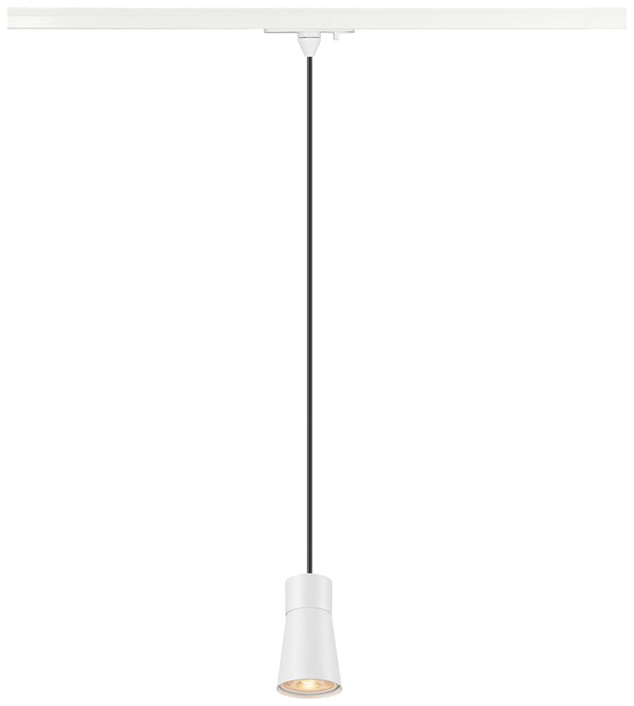 Pendelleuchte SLV PURI 2.0 Cone AD1PH GU10 1×6W DIM Ø55mm weiss