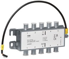 Parasurtension Hager SPD 20V 2.5kA 144.9mm coaxial pour installations SAT et BK