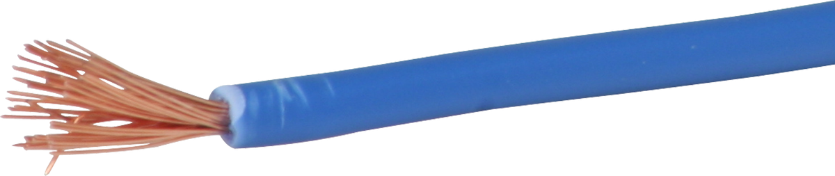 T-Litze halogenfrei 2.5mm² hellblau Eca, Spule à 100m