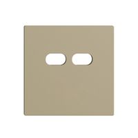 Kit di montaggio Feller EDIZIOdue per presa USB 18W 2×tipo C sand