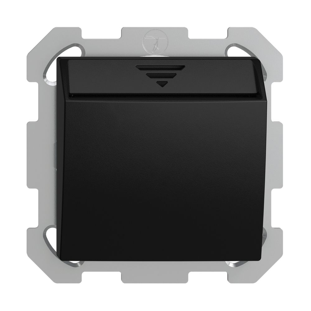 Interruttore Hotelcard INC 250VAC 1L EDIZIOdue nero