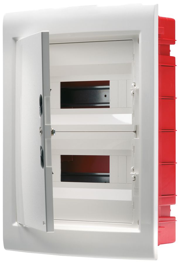 Coffret d.distribution ENC Gewiss 40 CDI 2 rangées 12UM porte IP40 330×420×101mm